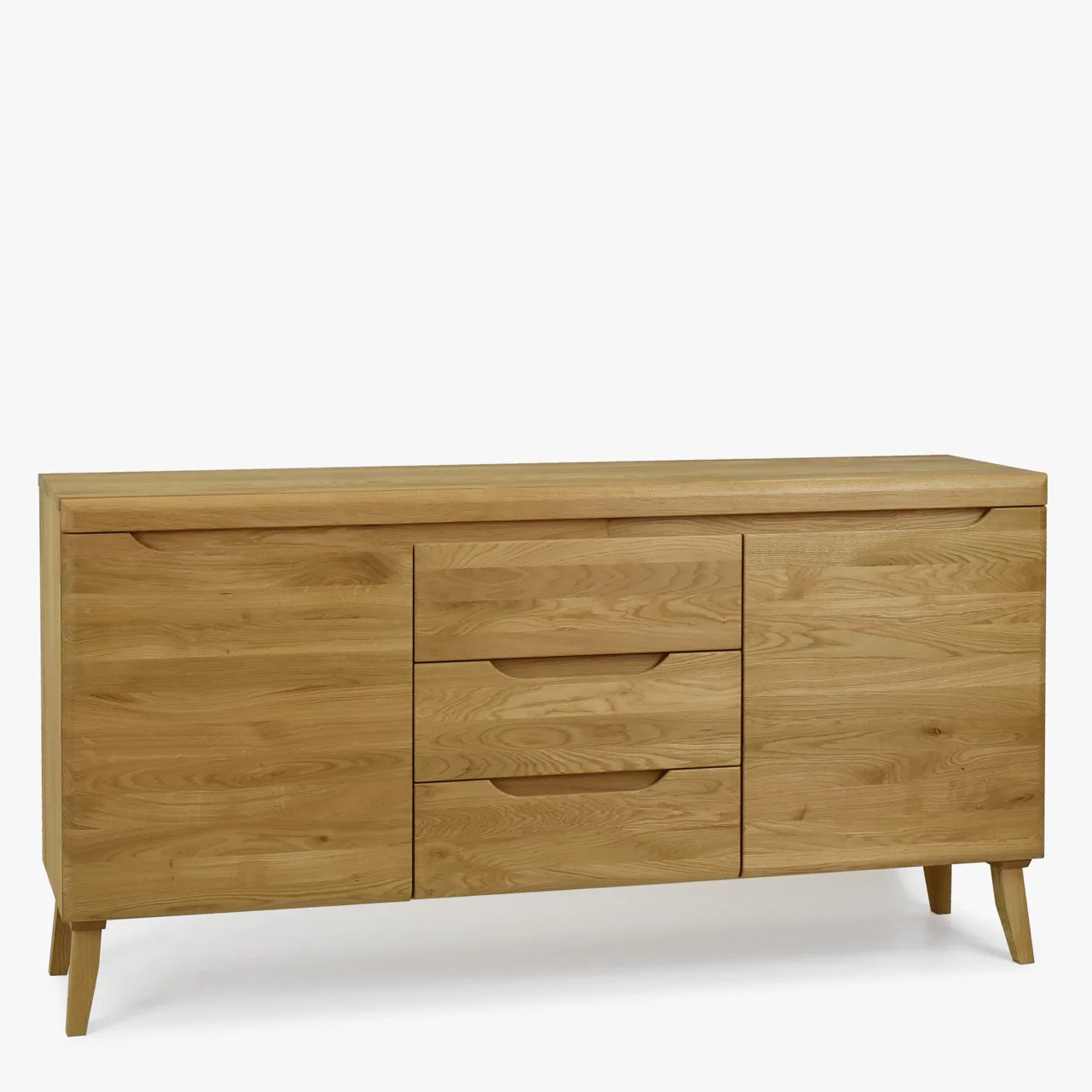 Aparador Cómoda de madera maciza roble Milan 3 | NordicStory - Image 5