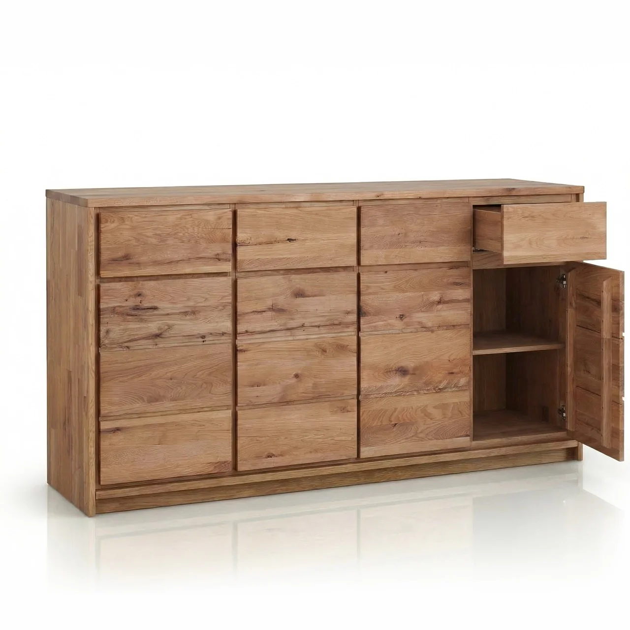 Aparador de madera maciza de roble Oregon 4.4 | NordicStory - Image 3