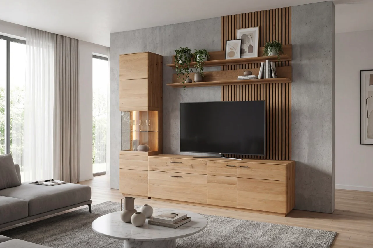 Cómoda aparador de madera maciza de roble Arvik 1 | NordicStory - Image 2