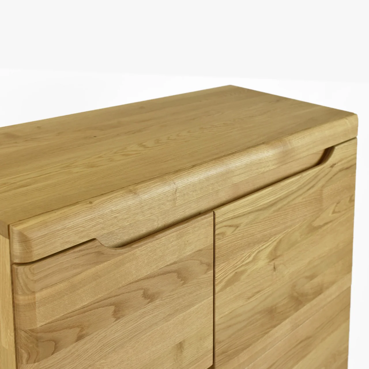 Armario Vitrina de madera maciza de roble Milan 3 | NordicStory - Image 8