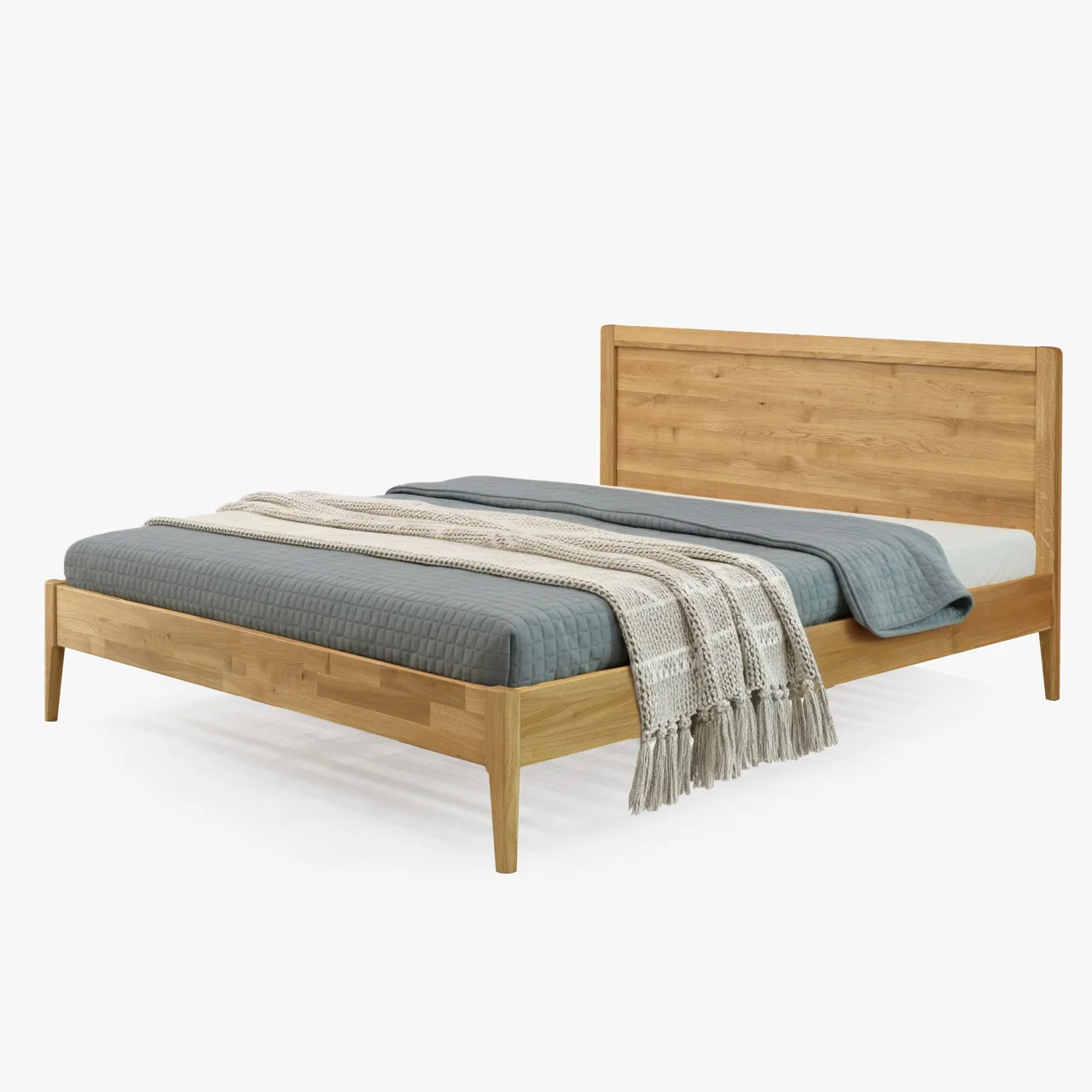 Cama de madera maciza roble Milan | NordicStory - Image 4