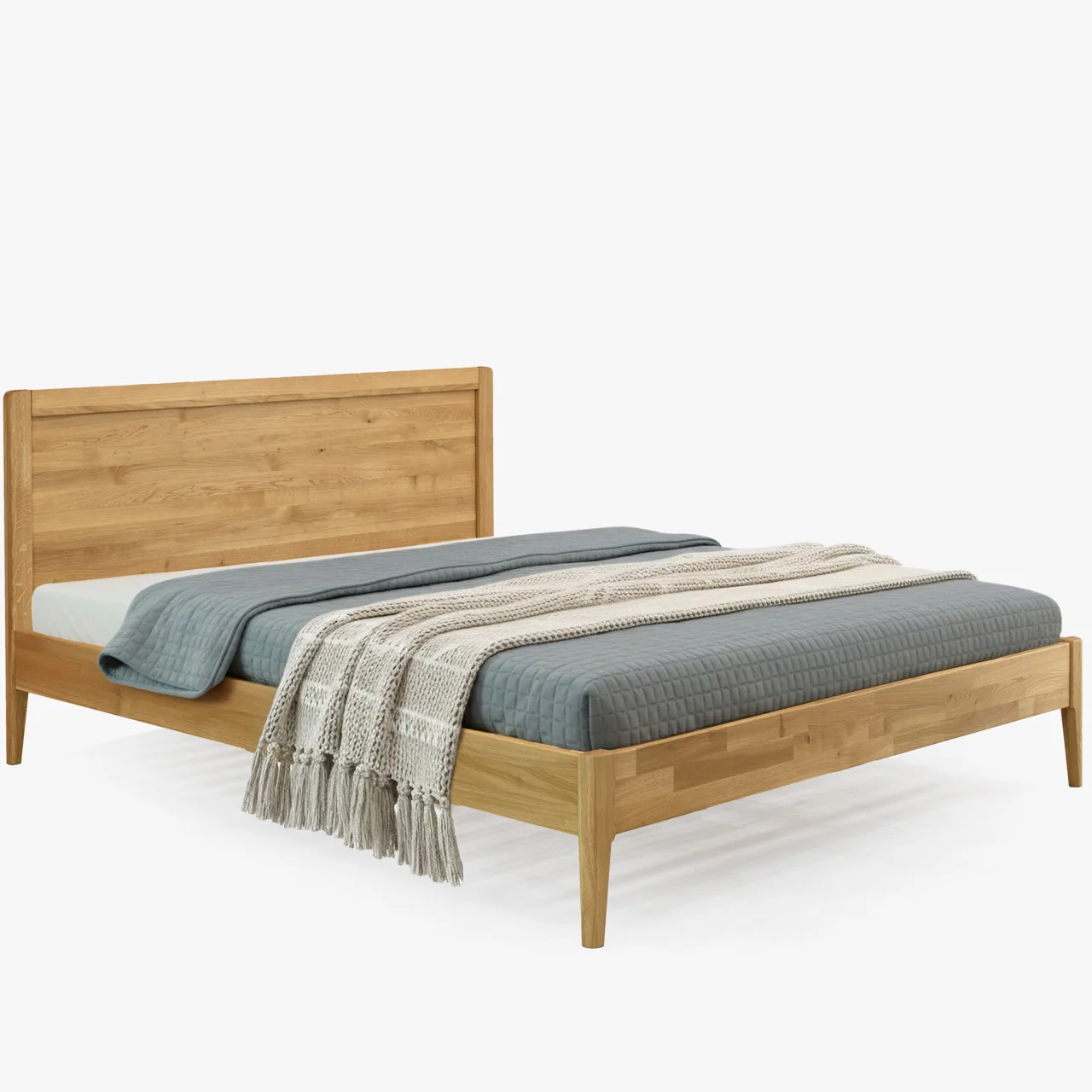 Cama de madera maciza roble Milan | NordicStory - Image 5