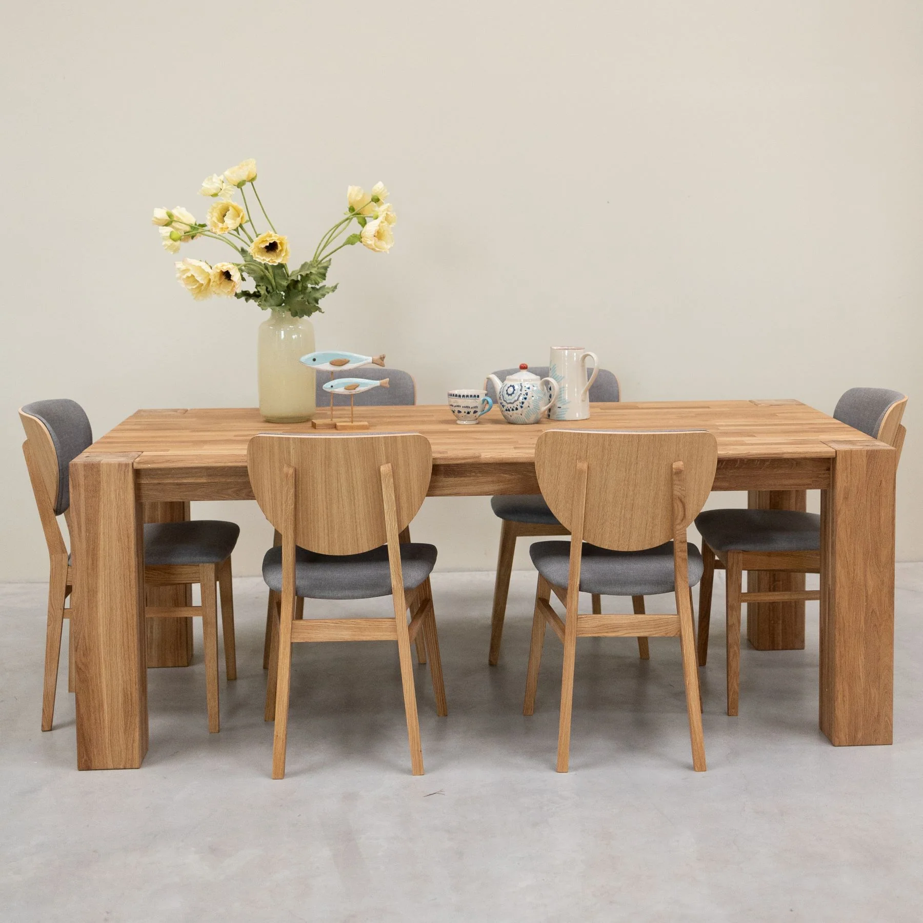 Mesa de comedor de madera maciza de roble Mauritz 3 | NordicStory - Image 8