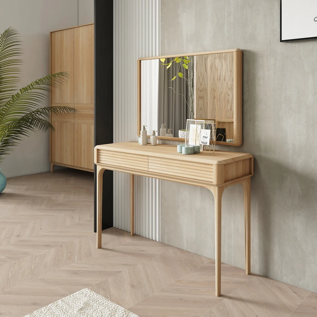 Espejo de madera maciza roble Oxford | NordicStory - Image 3