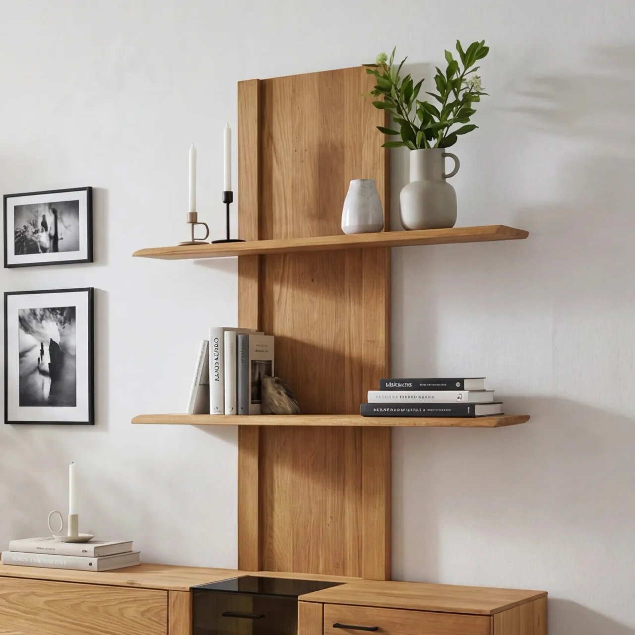 Estanteria de madera maciza roble Arvik 2 | NordicStory - Image 2
