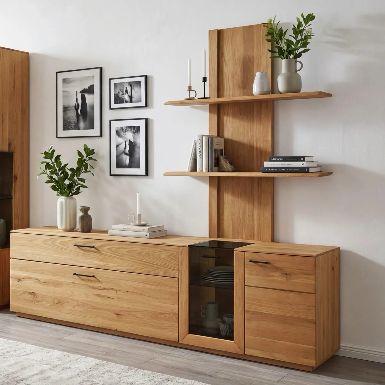 Estanteria de madera maciza roble Arvik 2 | NordicStory - Image 3