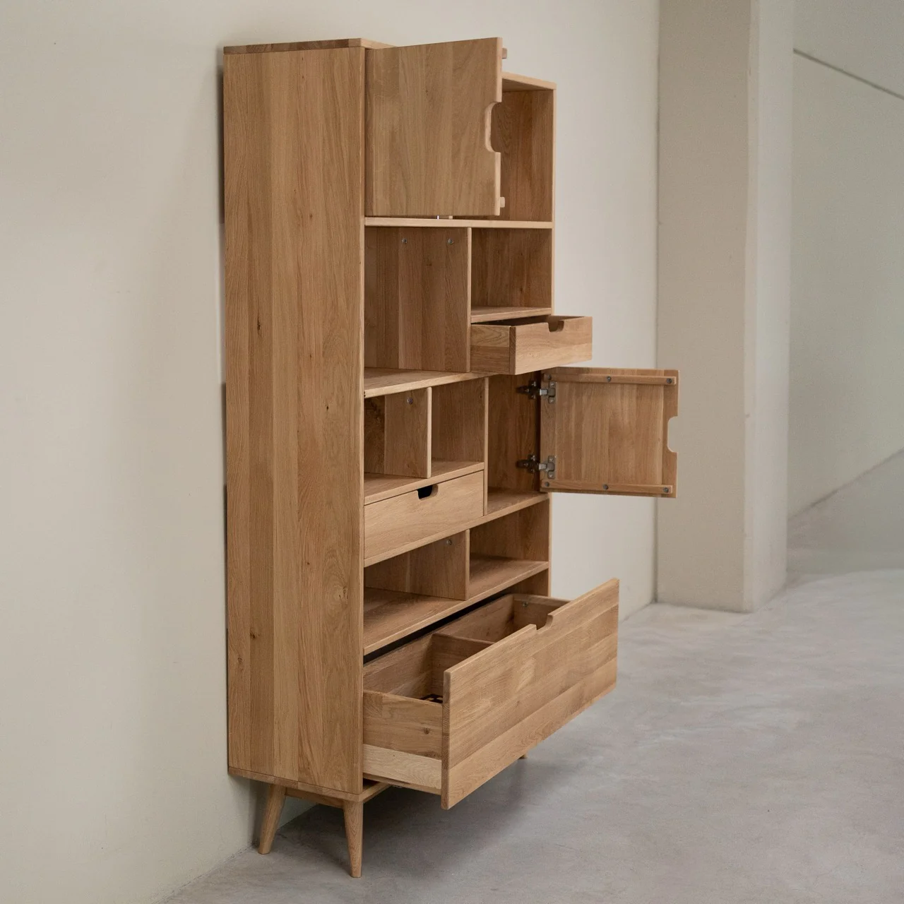 Estanteria Libreria de madera maciza de roble Escandi Atelier 3 | NordicStory - Image 3