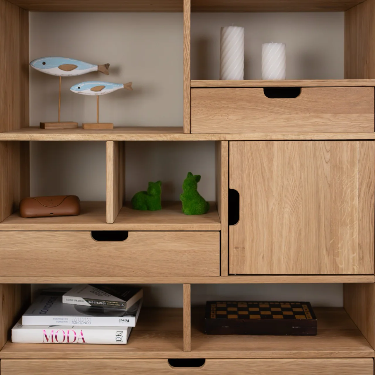 Estanteria Libreria de madera maciza de roble Escandi Atelier 3 | NordicStory - Image 5