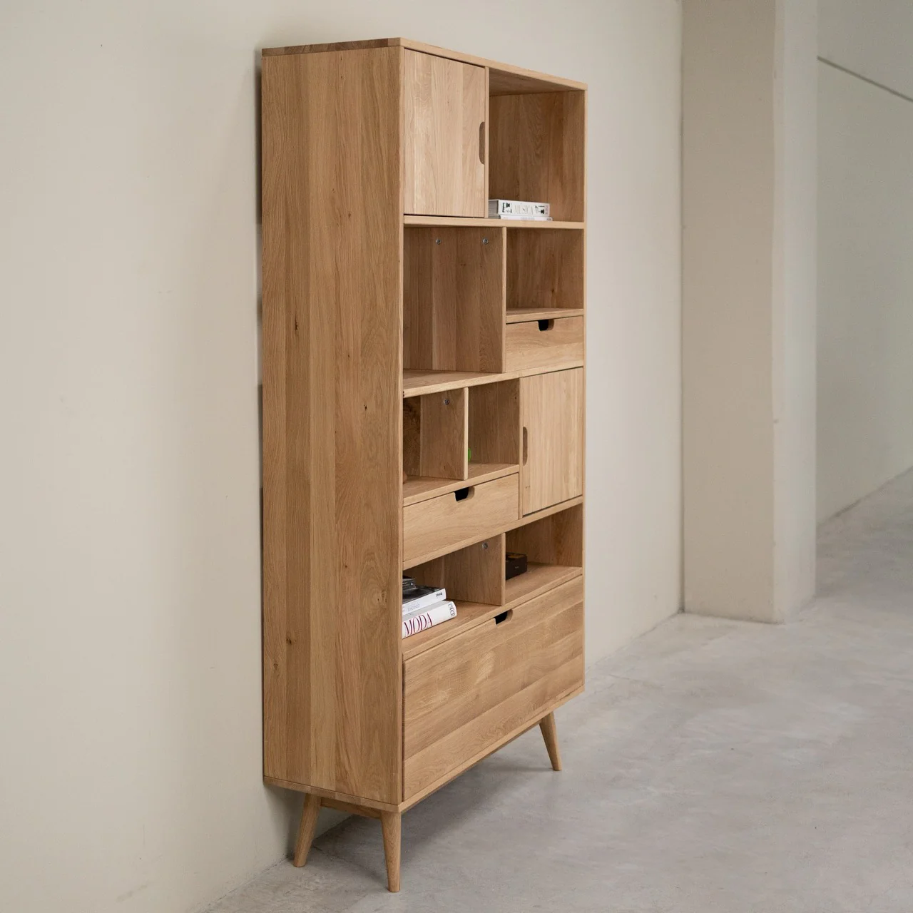 Estanteria Libreria de madera maciza de roble Escandi Atelier 3 | NordicStory - Image 8