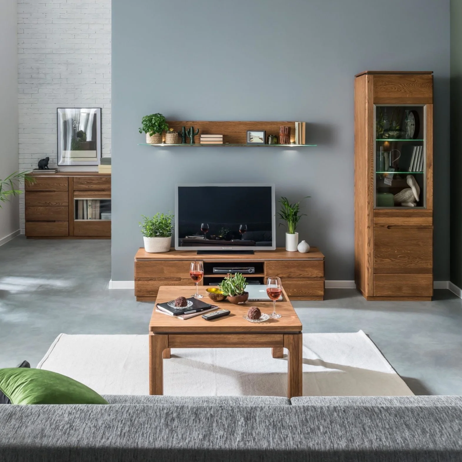 Mesa de centro madera de roble MONTENEGRO 41 | LoftStory