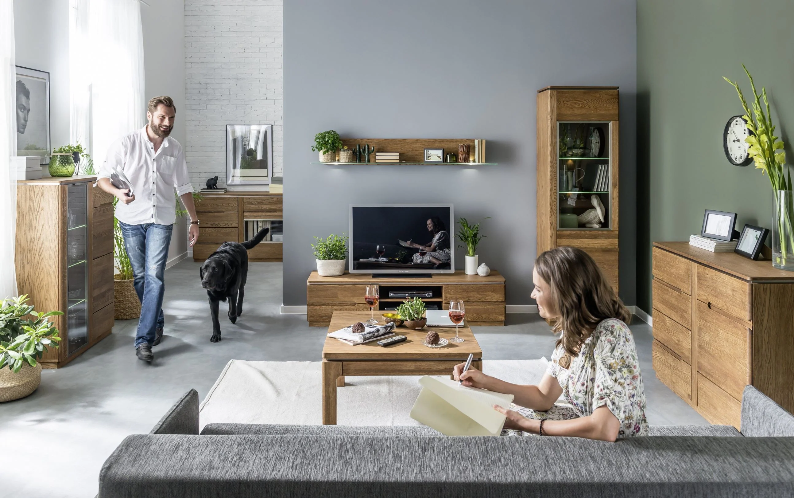 Mueble TV madera de roble MONTENEGRO 24 | LoftStory - Image 5