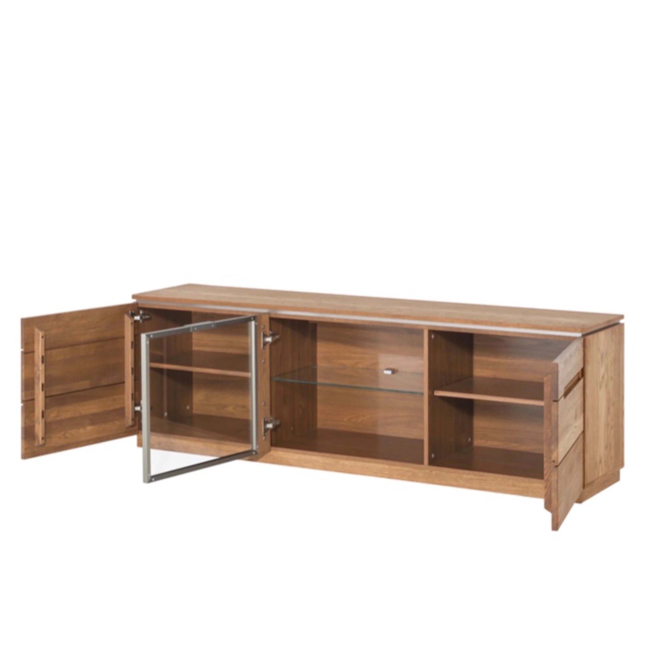 Cómoda o Mueble TV madera de roble MONTENEGRO 26 | LoftStory - Image 4