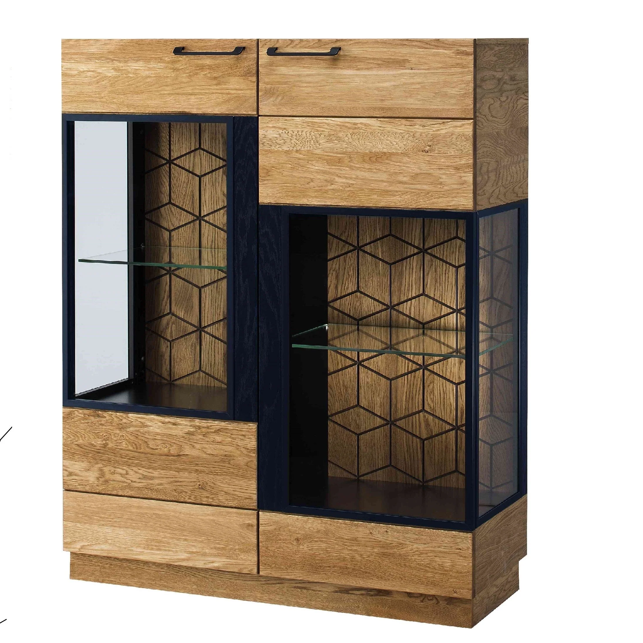 Vitrina madera de roble MOZAIK 15 | LoftStory