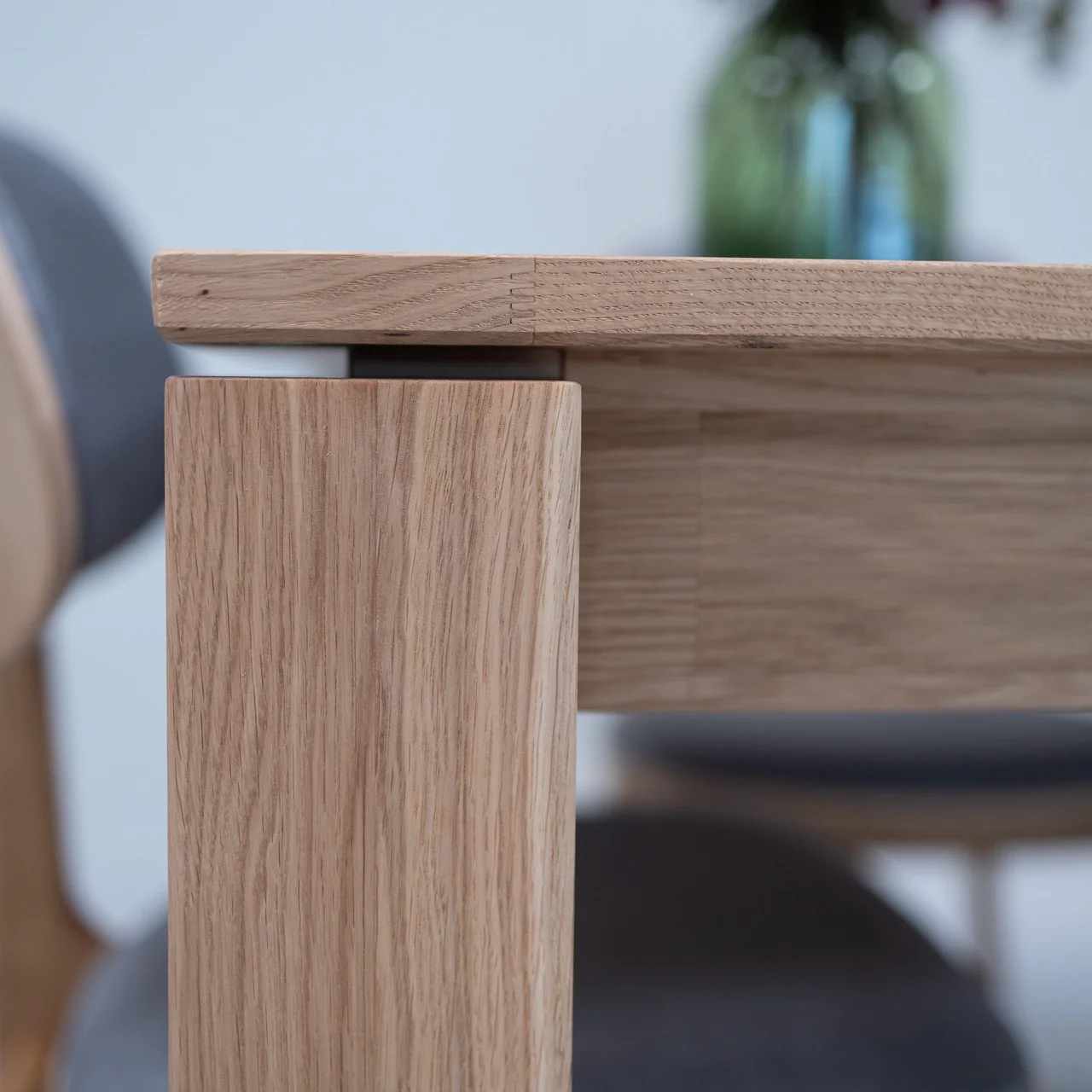 Mesa de comedor de madera maciza de roble Krona | NordicStory - Image 3