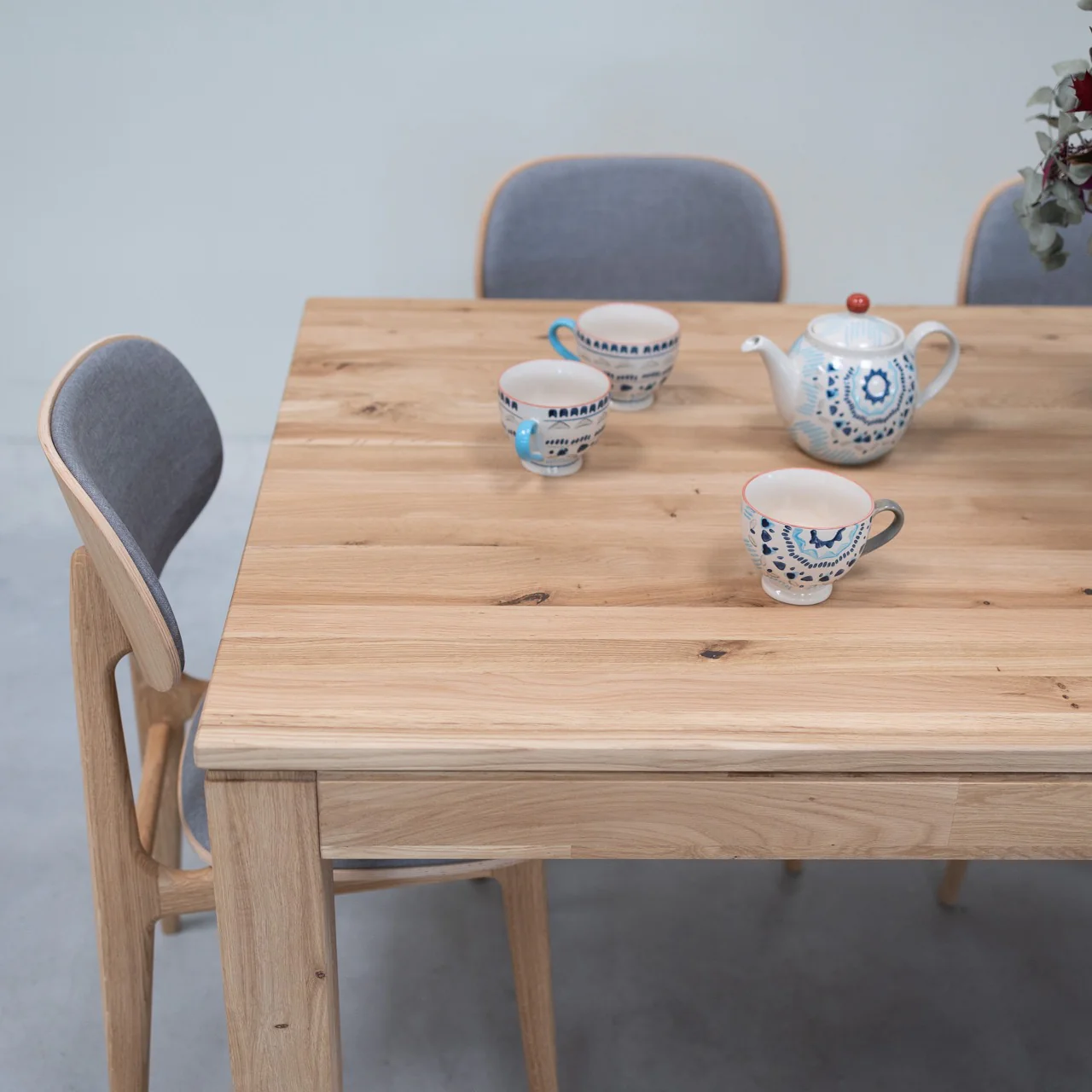 Mesa de comedor de madera maciza de roble Krona | NordicStory - Image 5