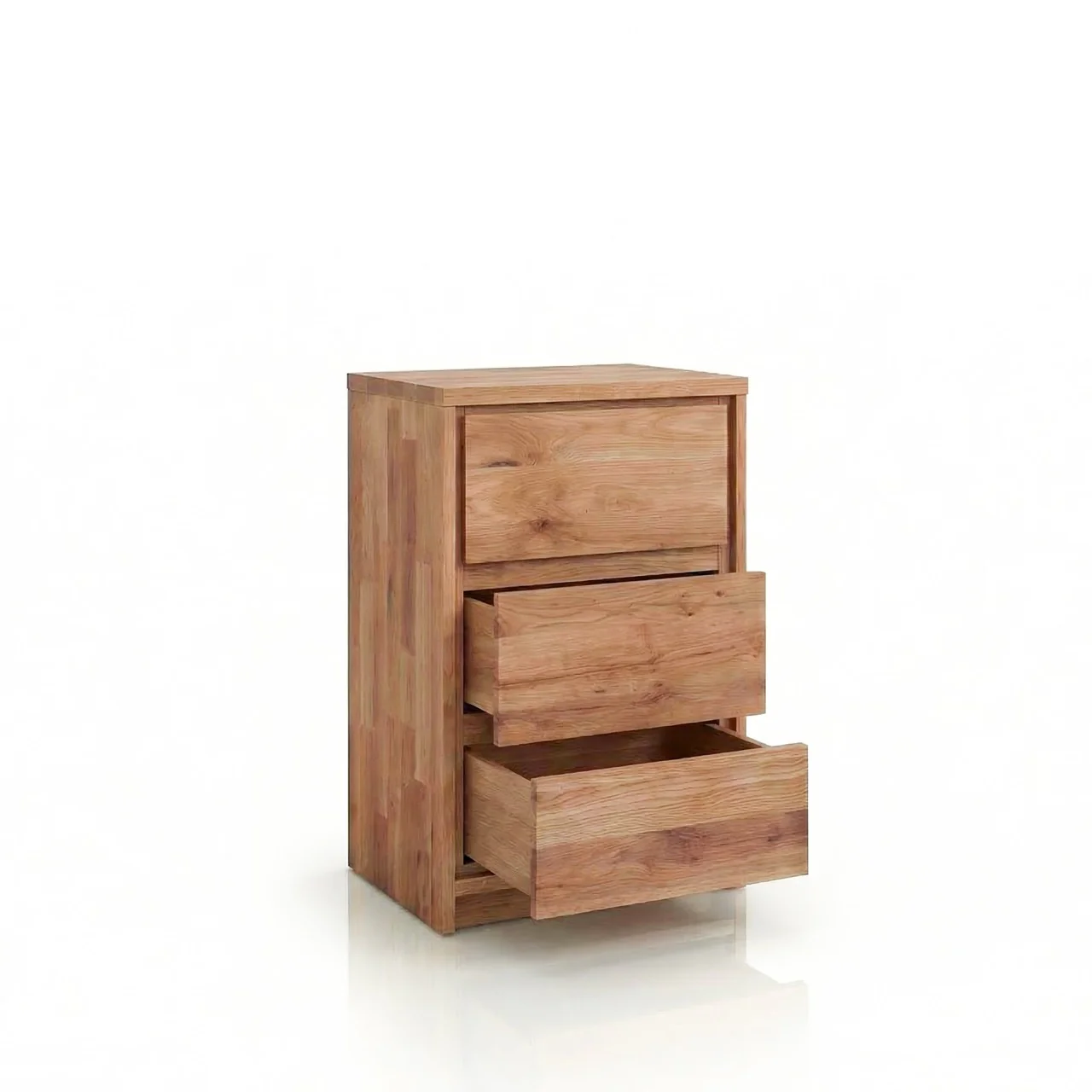 Mesa de noche de madera maciza de roble Oregon 30 | NordicStory - Image 3