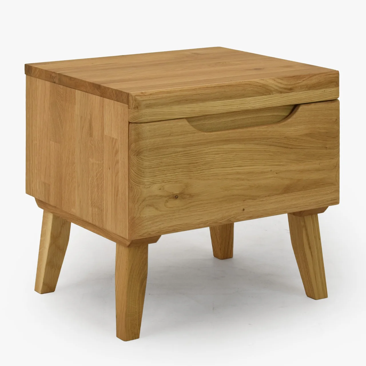 Mesa de noche de madera maciza roble Milan | NordicStory - Image 3