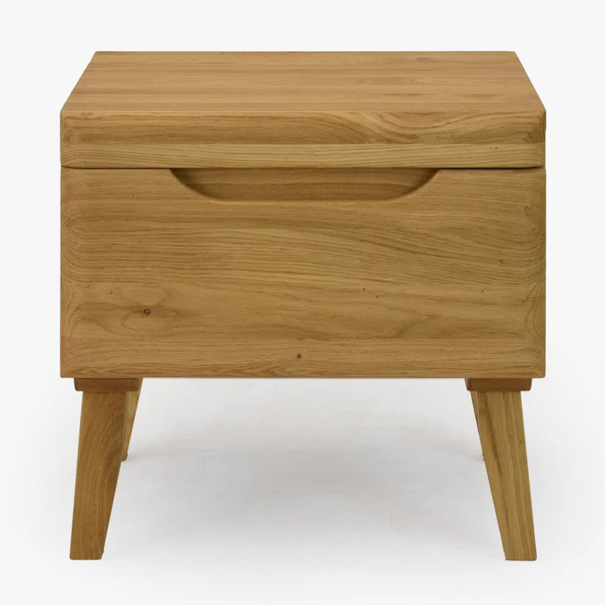 Mesa de noche de madera maciza roble Milan | NordicStory - Image 6