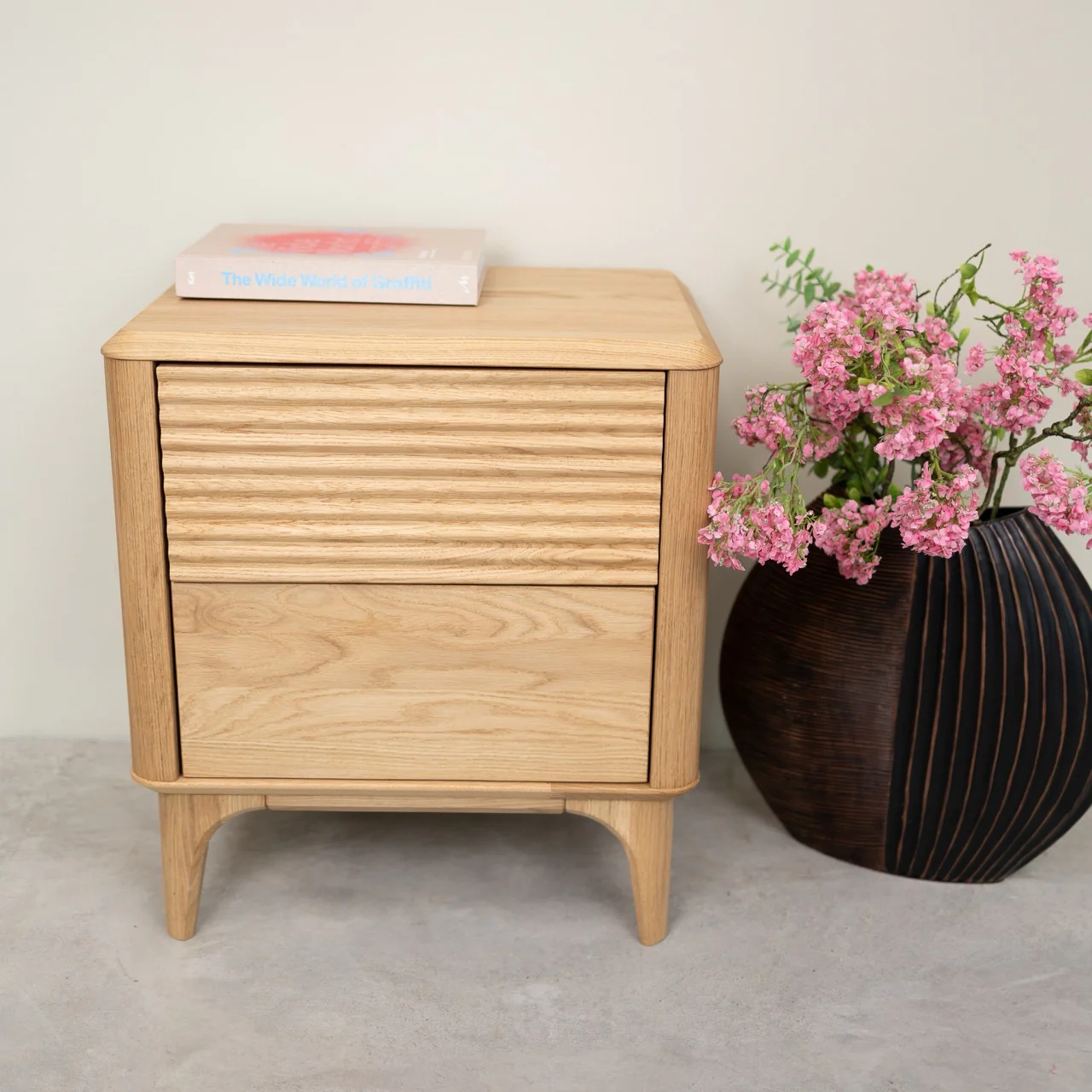 Mesa de noche de madera maciza roble Oxford 2 | NordicStory - Image 13