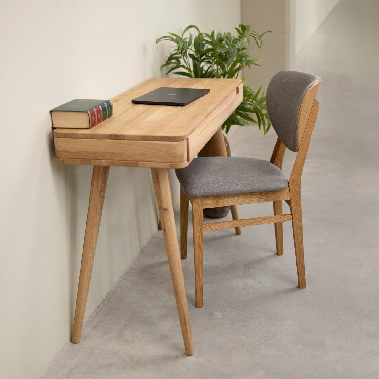 Mesa escritorio tocador de madera maciza de roble Escandi Atelier | NordicStory - Image 3