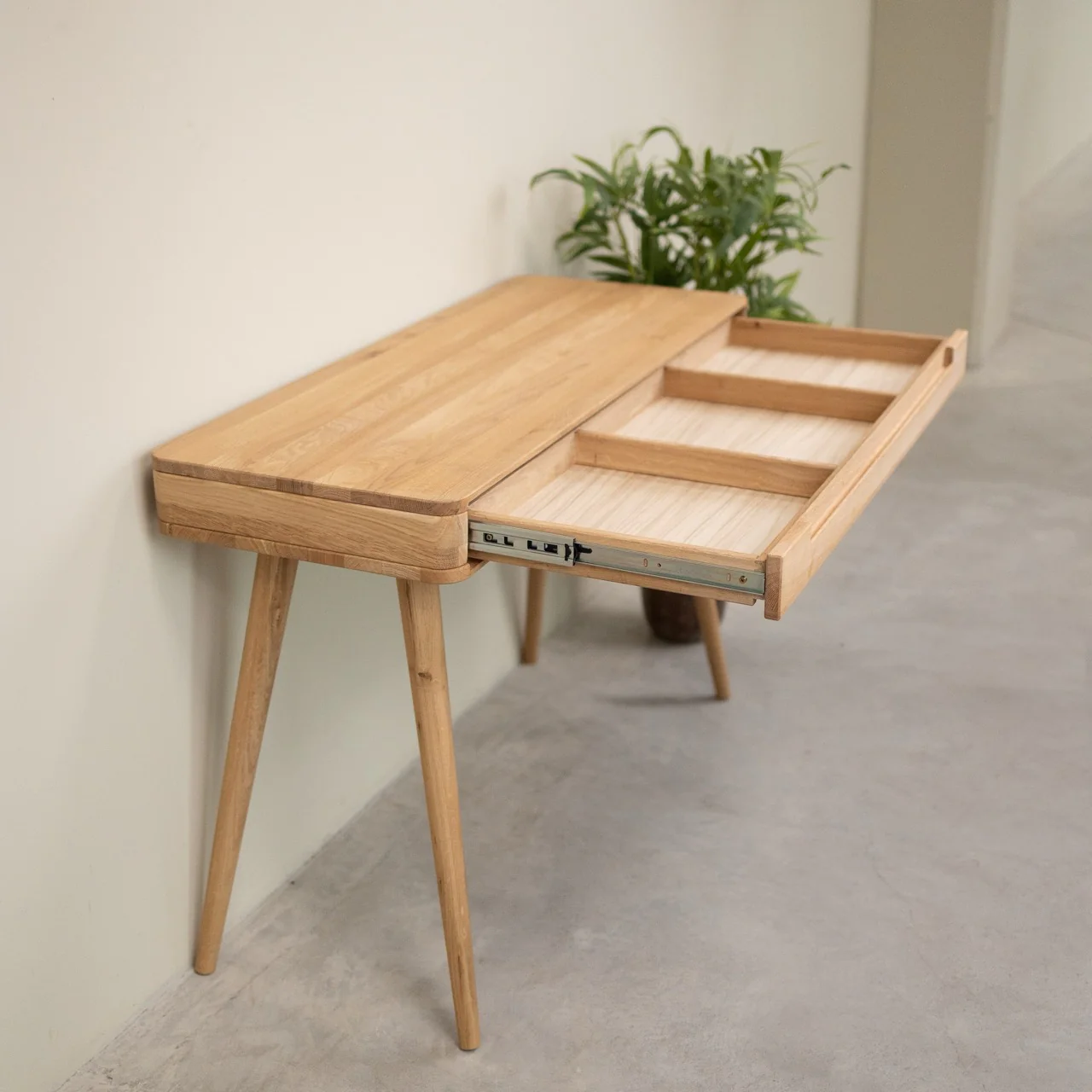 Mesa escritorio tocador de madera maciza de roble Escandi Atelier | NordicStory - Image 5