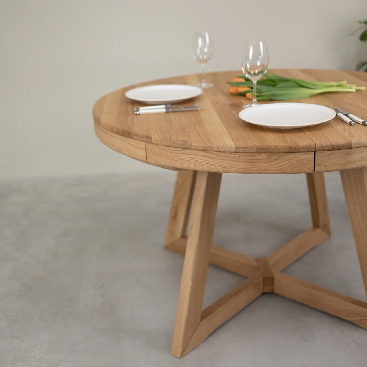 Mesa extensible de comedor de madera maciza de roble Escandi Atelier | NordicStory - Image 11