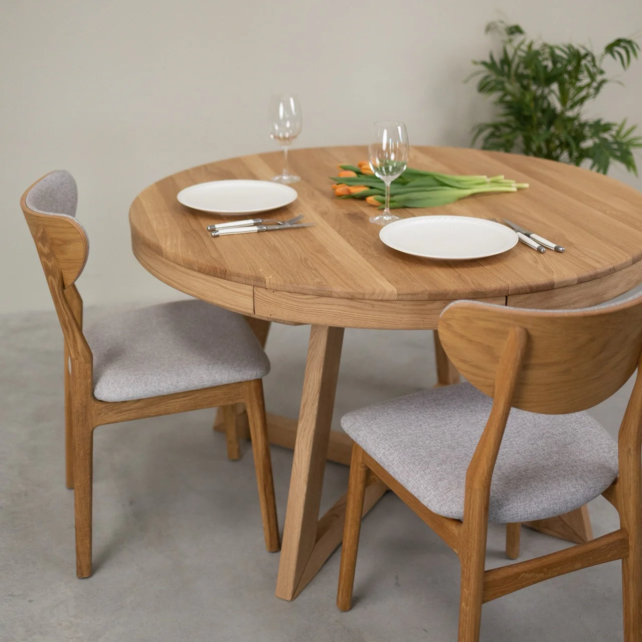Mesa extensible de comedor de madera maciza de roble Escandi Atelier | NordicStory - Image 17
