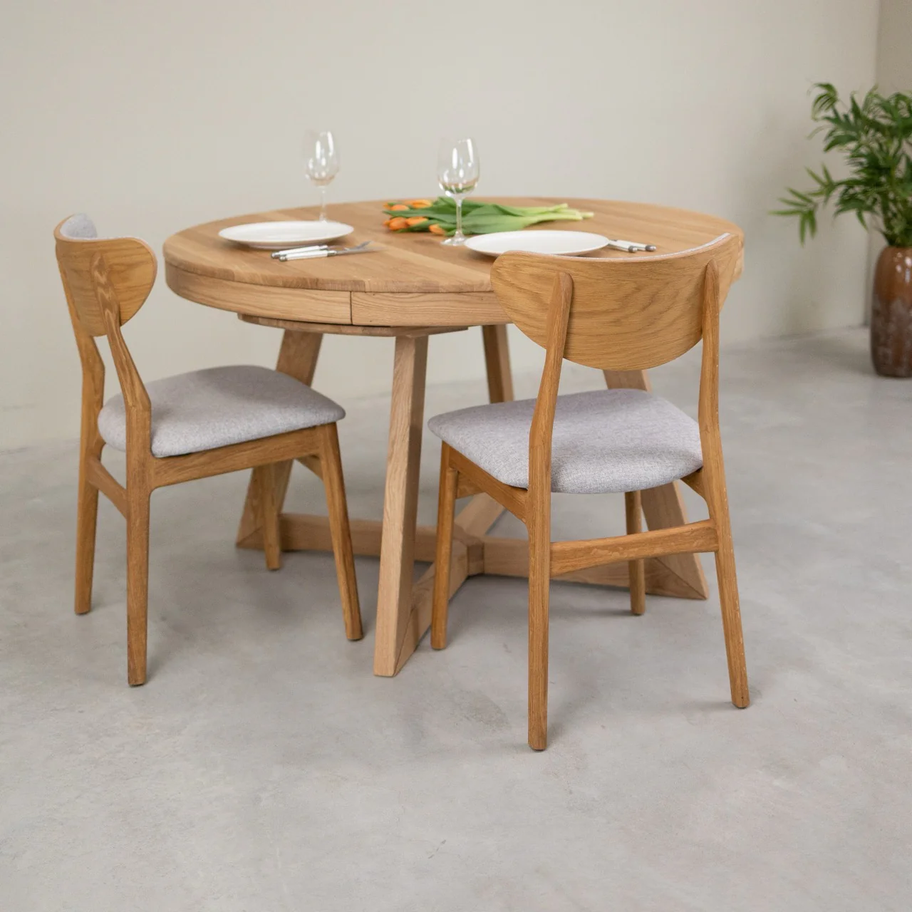 Mesa extensible de comedor de madera maciza de roble Escandi Atelier | NordicStory - Image 19
