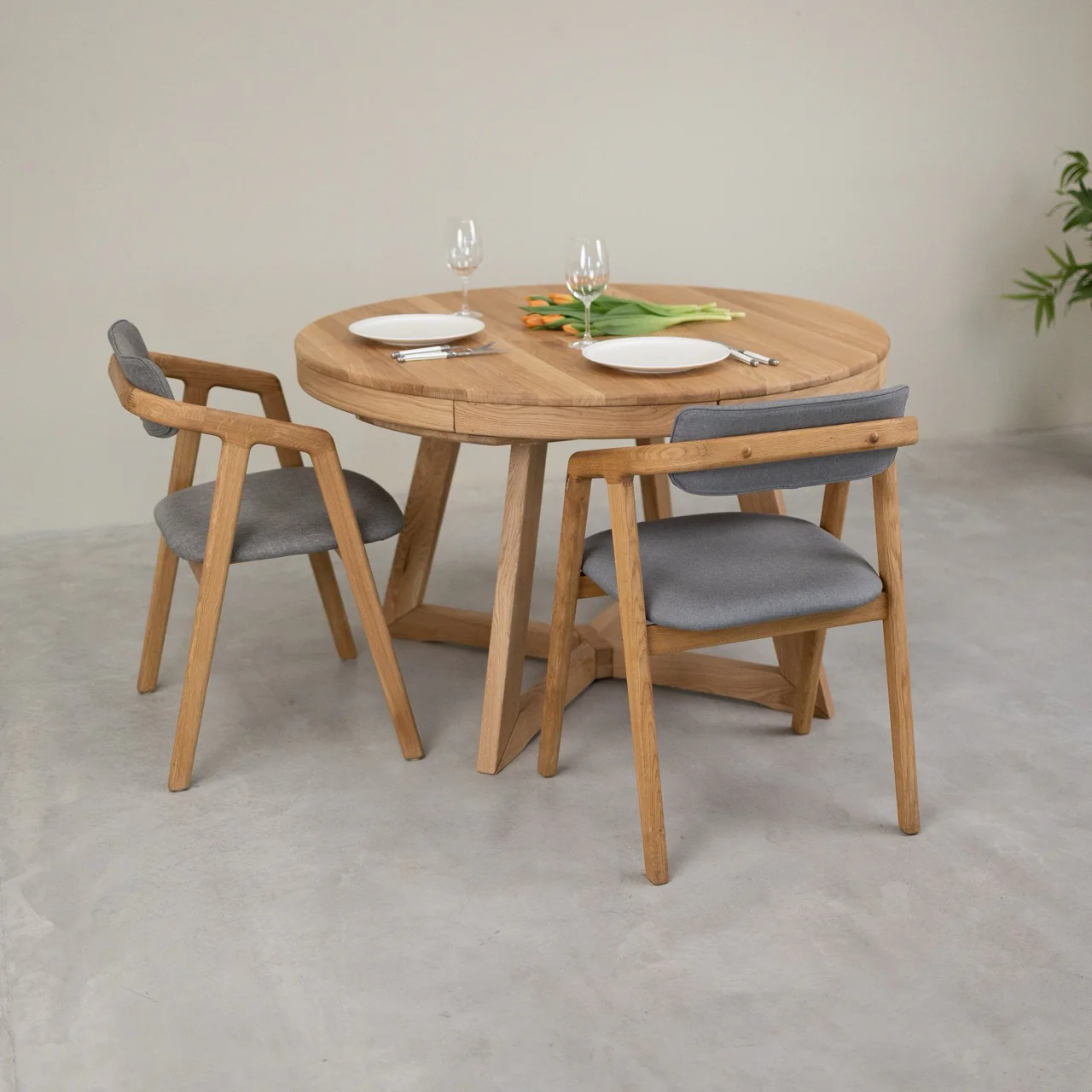 Mesa extensible de comedor de madera maciza de roble Escandi Atelier | NordicStory - Image 24
