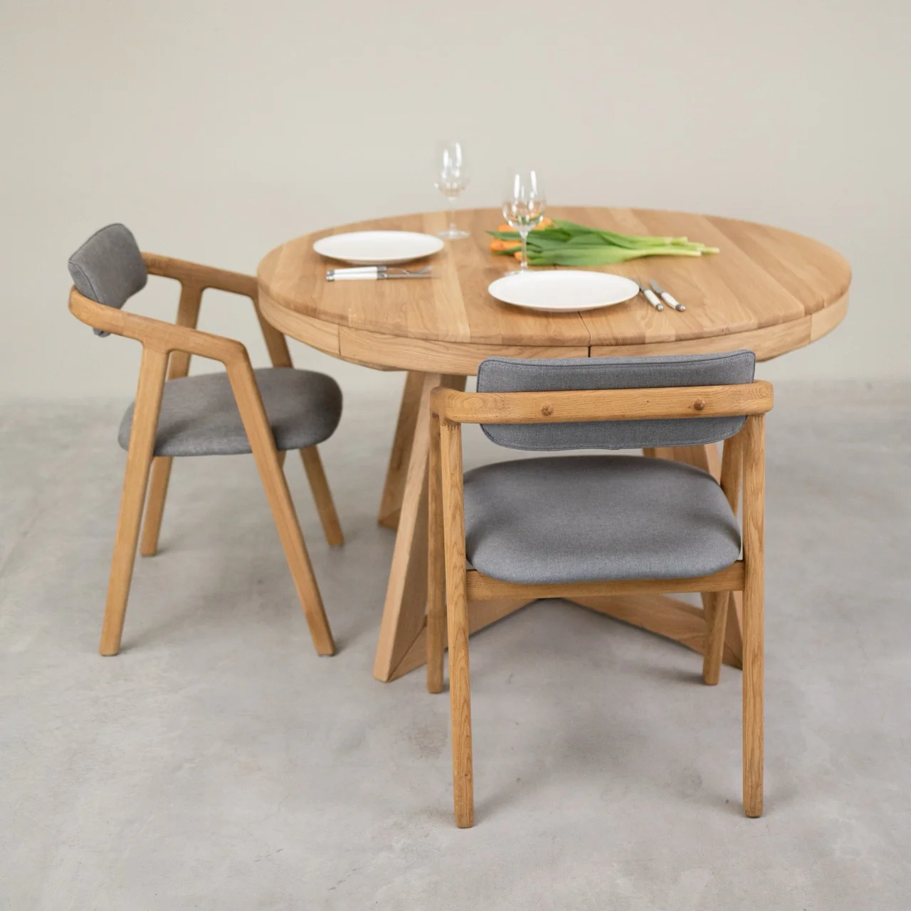 Mesa extensible de comedor de madera maciza de roble Escandi Atelier | NordicStory - Image 28