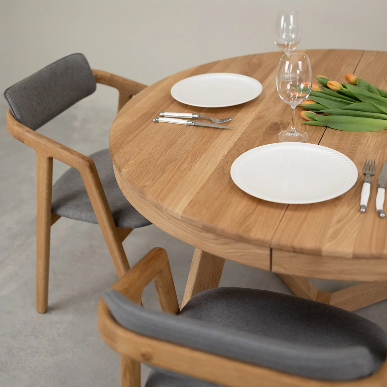 Mesa extensible de comedor de madera maciza de roble Escandi Atelier | NordicStory - Image 29