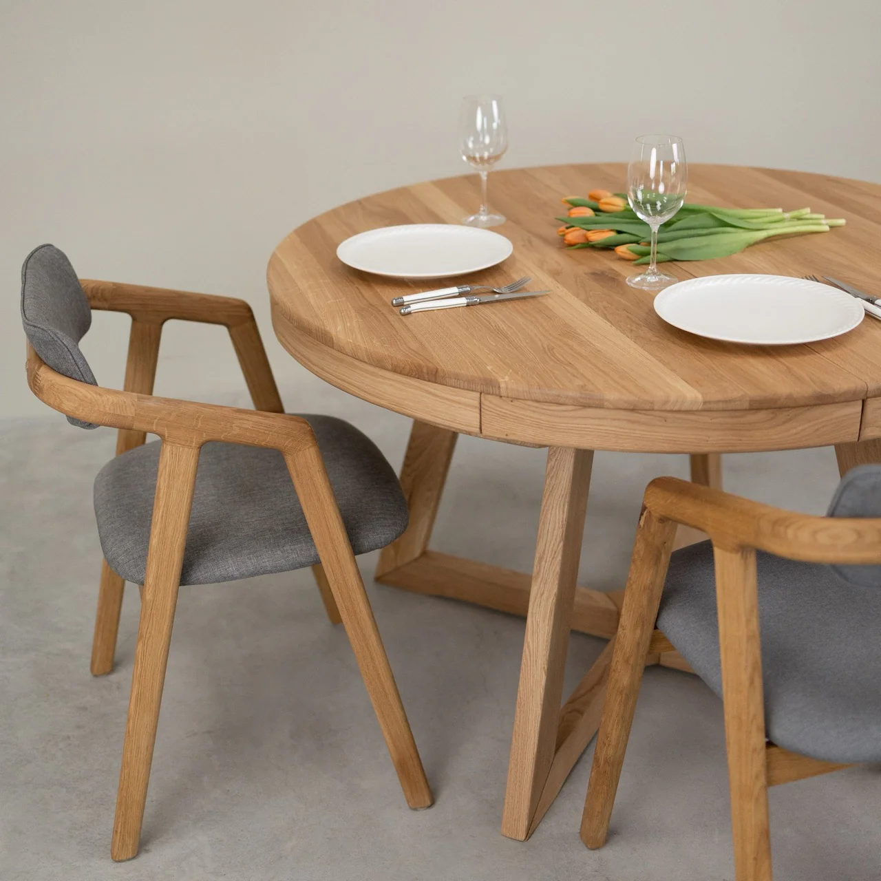 Mesa extensible de comedor de madera maciza de roble Escandi Atelier | NordicStory - Image 30