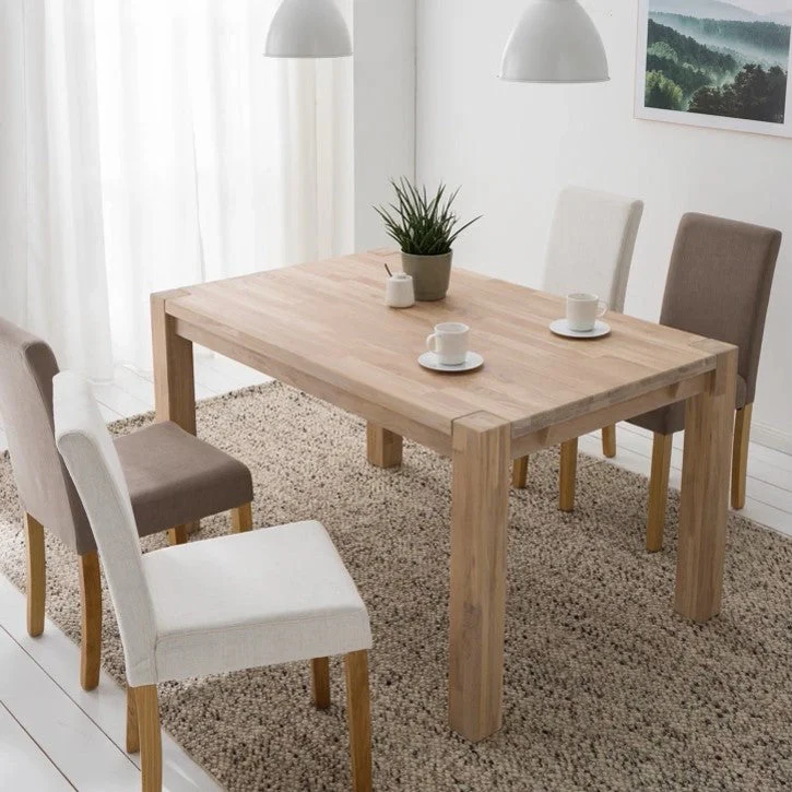 Mesa extensible de comedor de madera maciza de roble Mauritz 1 | NordicStory - Image 16
