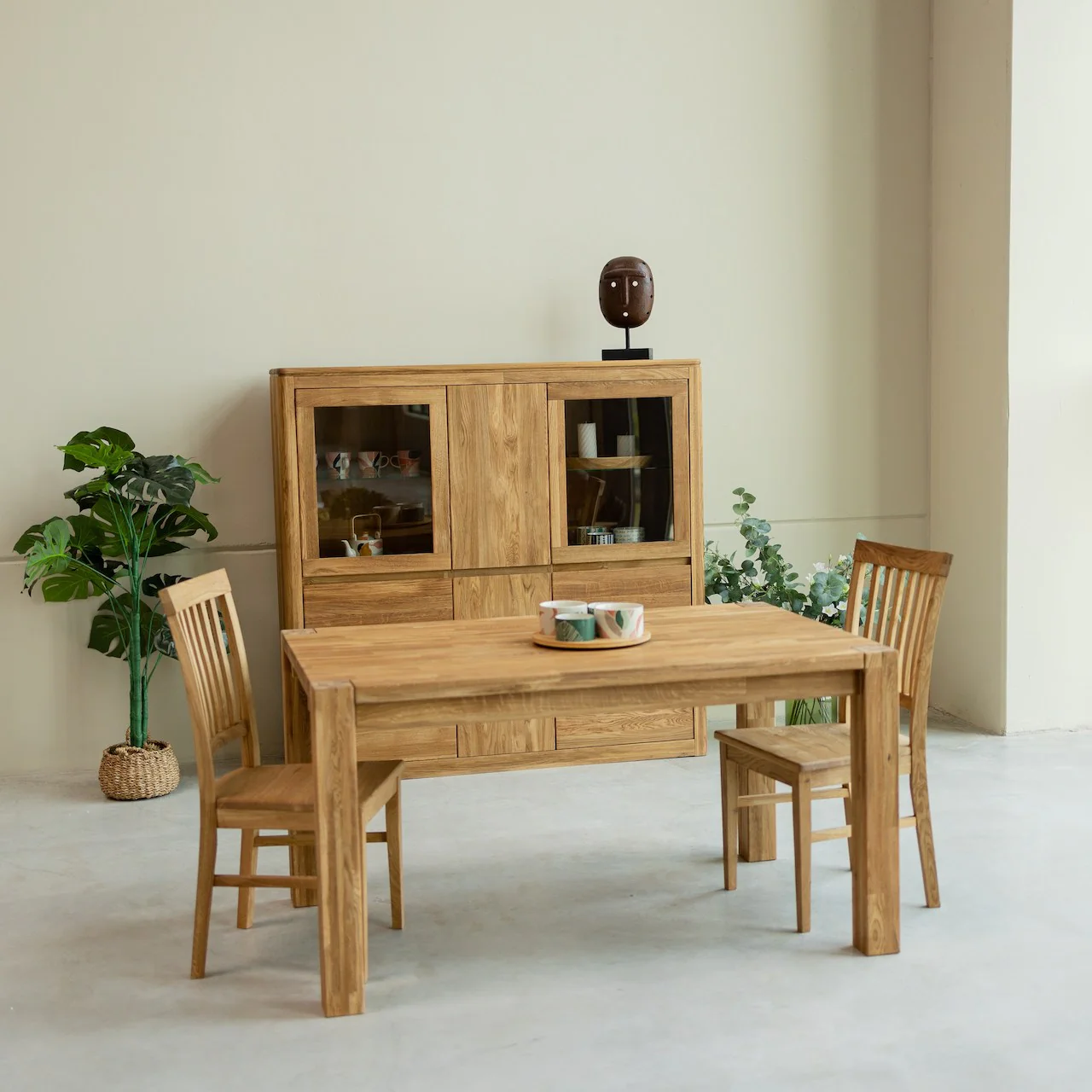Mesa extensible de comedor de madera maciza de roble Mauritz 1 | NordicStory - Image 2