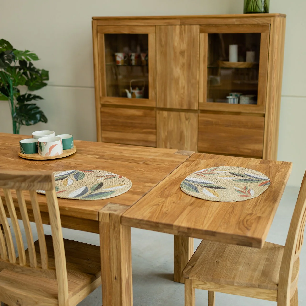 Mesa extensible de comedor de madera maciza de roble Mauritz 1 | NordicStory - Image 8