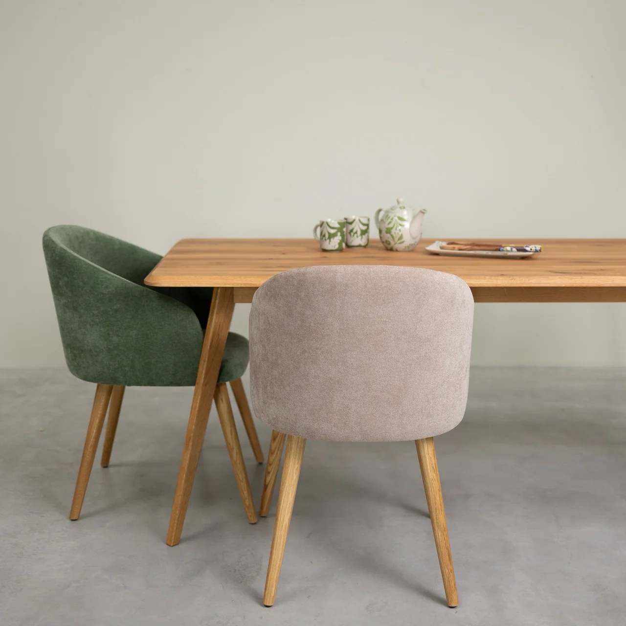Mesa rectangular de comedor de madera maciza de roble Geneva | NordicStory - Image 11
