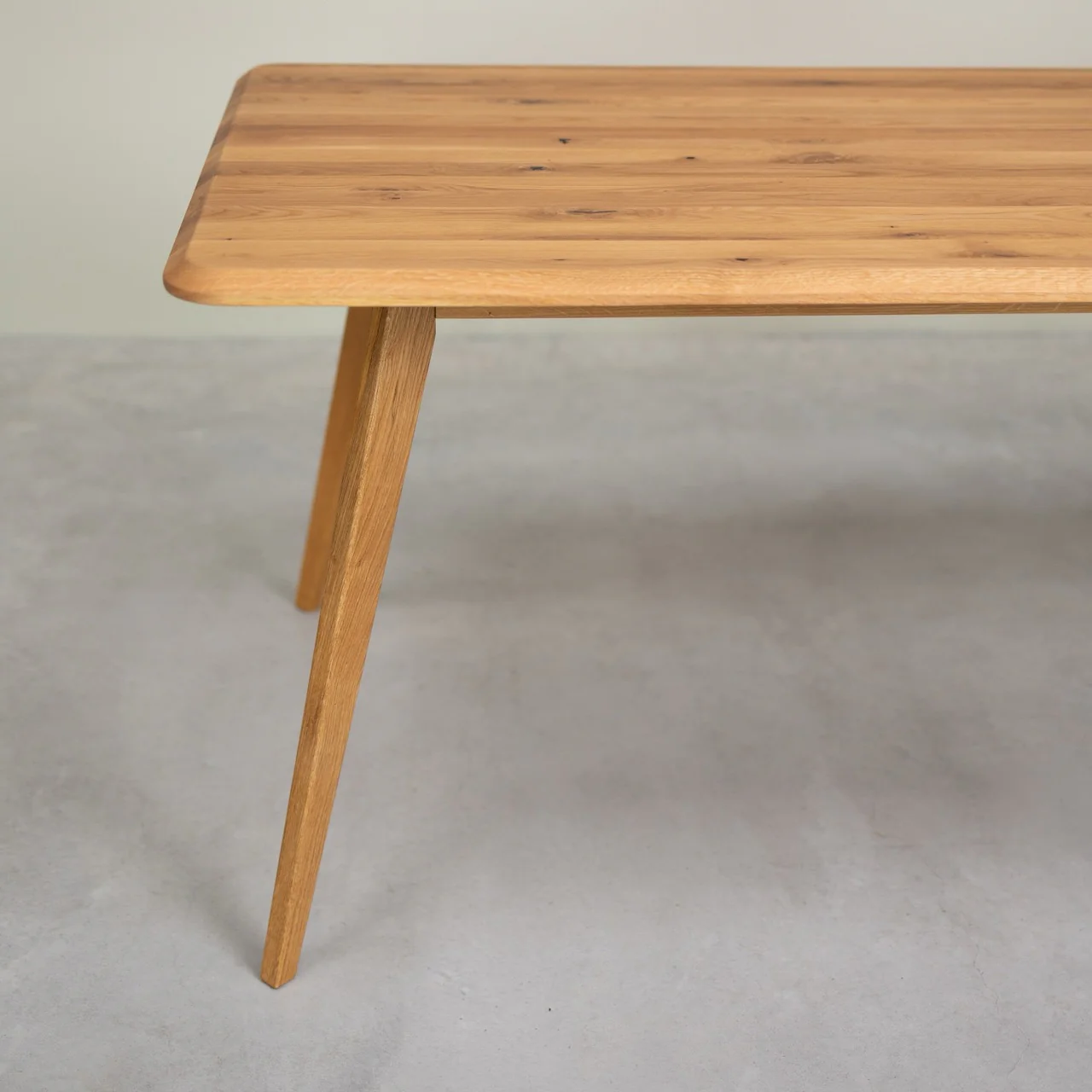 Mesa rectangular de comedor de madera maciza de roble Geneva | NordicStory - Image 6