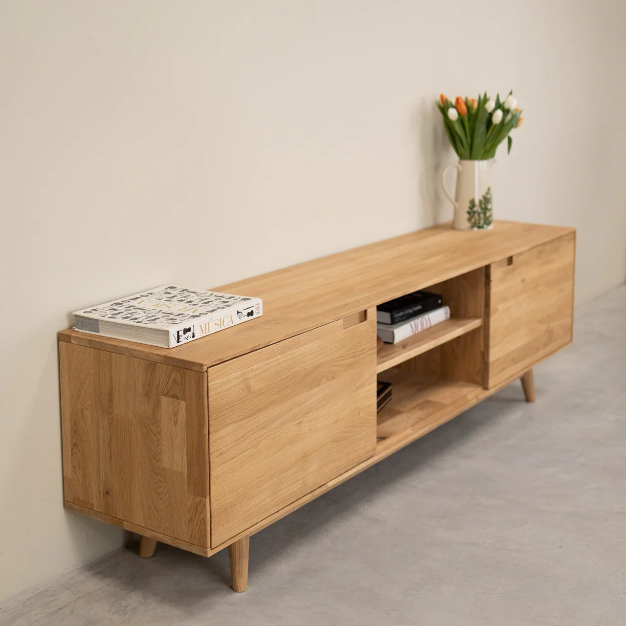 Mueble de TV de madera maciza de roble Escandi Atelier | NordicStory - Image 6