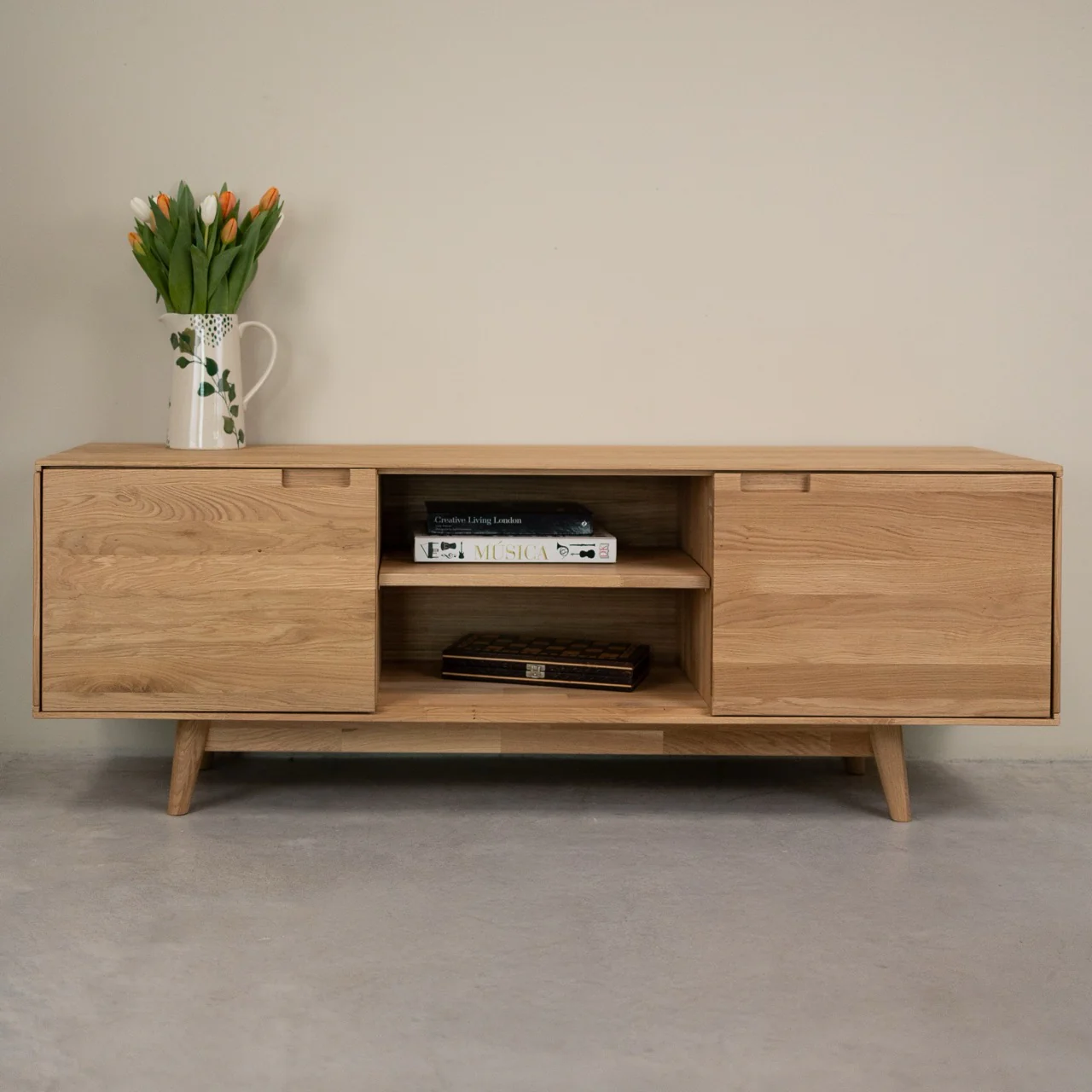 Mueble de TV de madera maciza de roble Escandi Atelier | NordicStory - Image 8