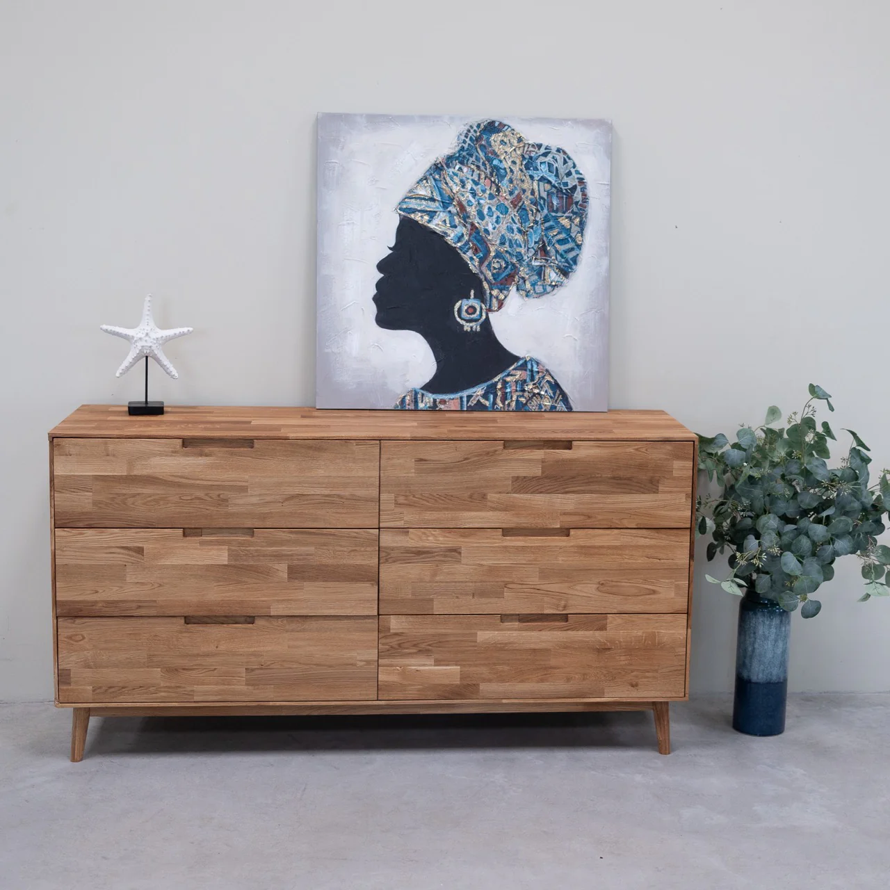Aparador Cómoda de madera maciza roble Escandi 4 | NordicStory