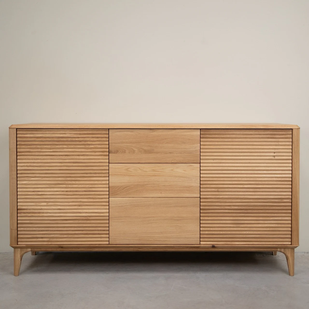 Aparador Comoda de madera maciza roble Oxford 3.2.3 | NordicStory