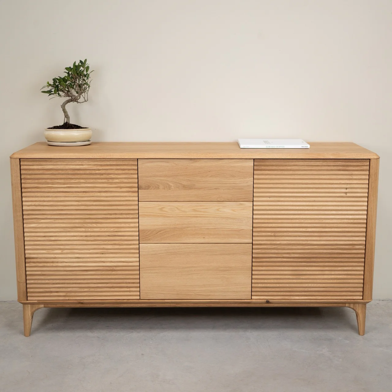 Aparador Comoda de madera maciza roble Oxford 3.2.3 | NordicStory - Image 7
