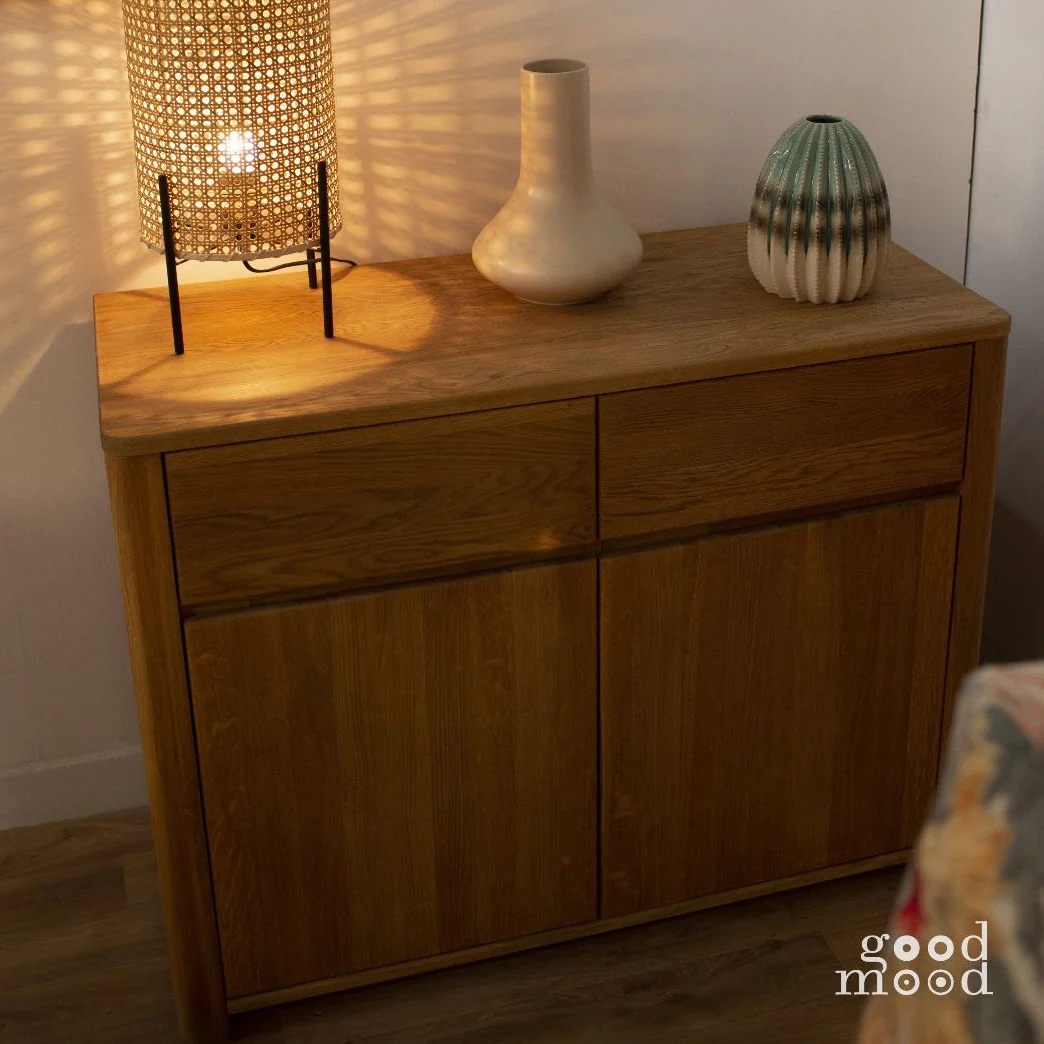 Aparador Cómoda de madera maciza de roble Elsa 2 | NordicStory - Image 15