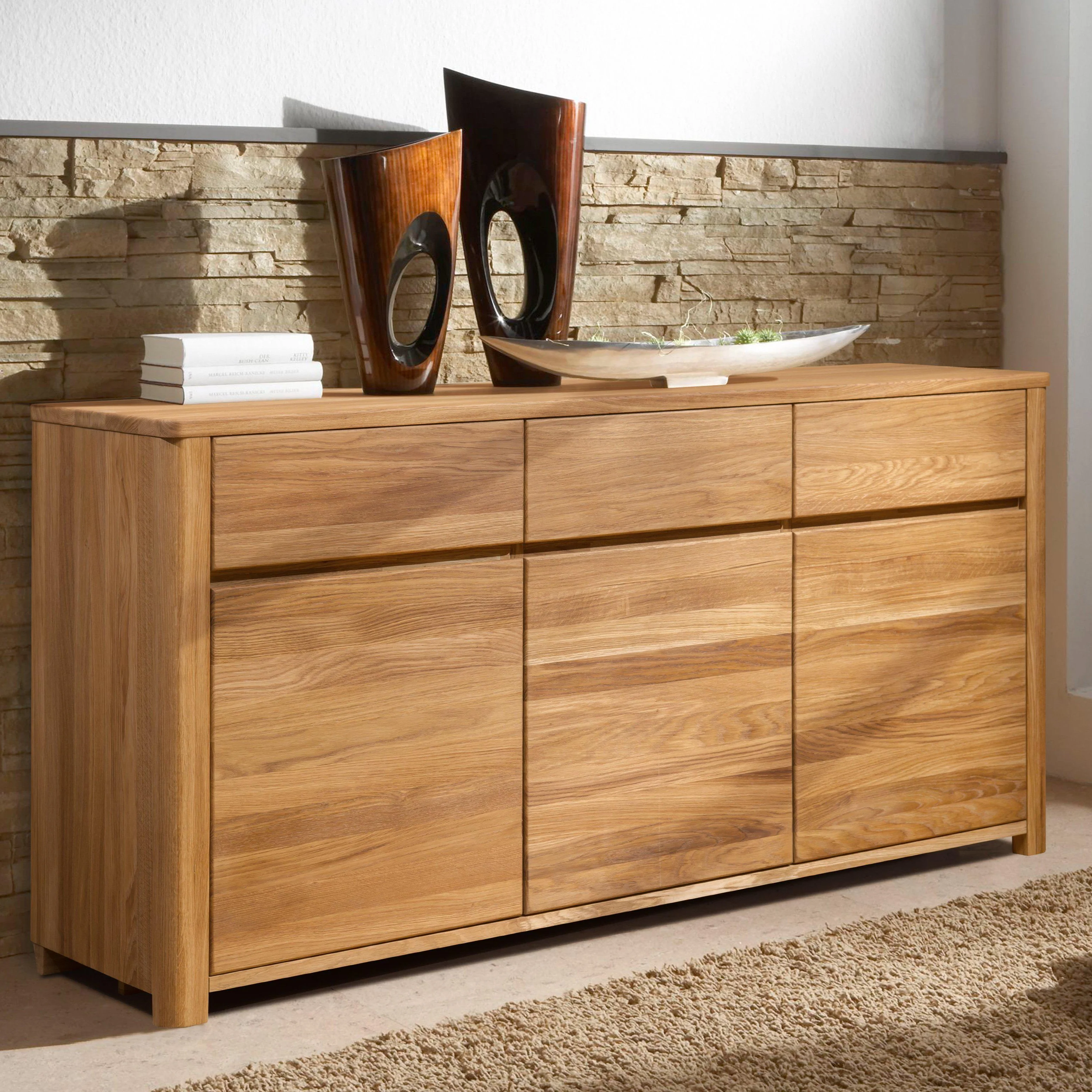 Aparador Cómoda de madera maciza de roble Elsa 3 | NordicStory - Image 3