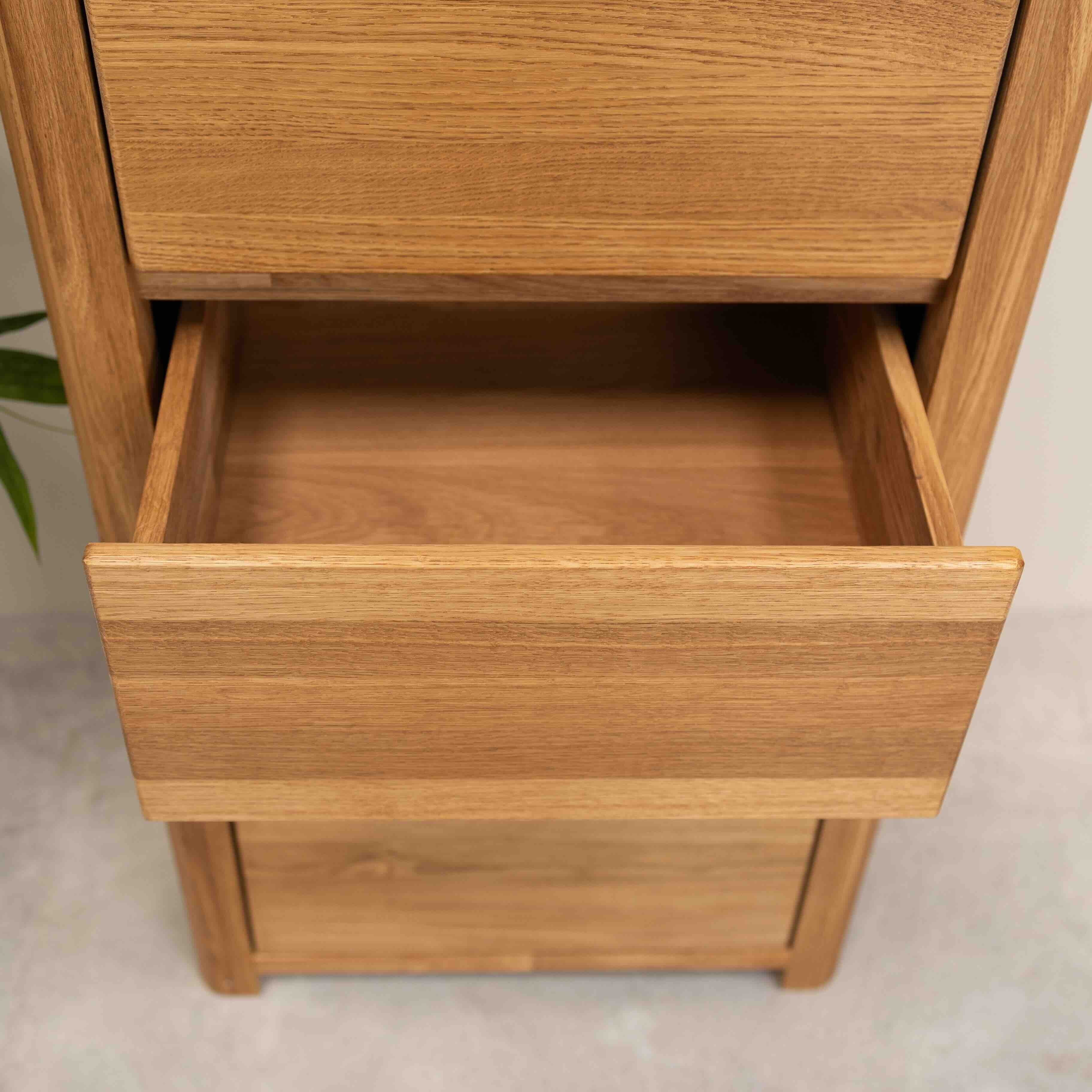 Aparador Cómoda de madera maciza de roble Elsa 5 | NordicStory - Image 6