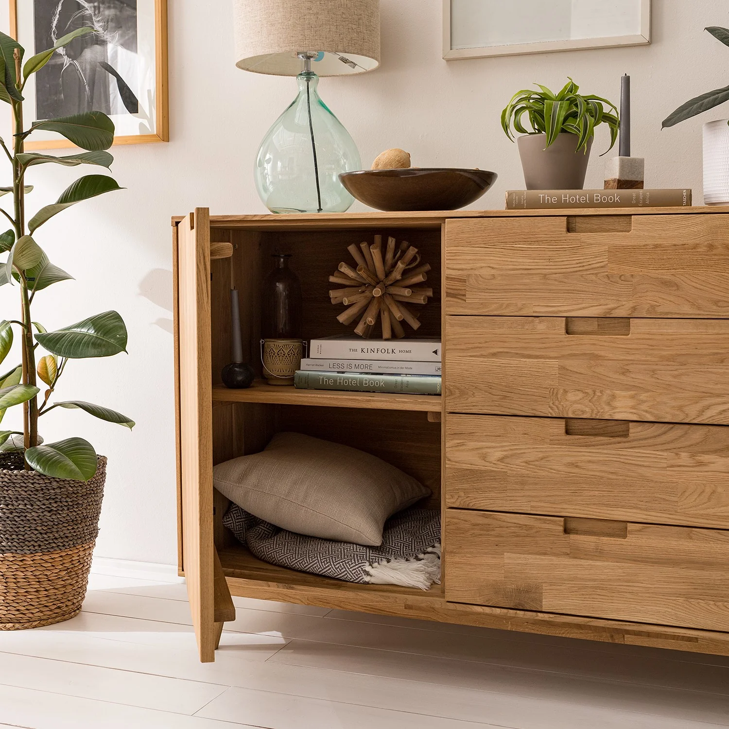 Aparador Cómoda de madera maciza roble Escandi 3 | NordicStory - Image 6