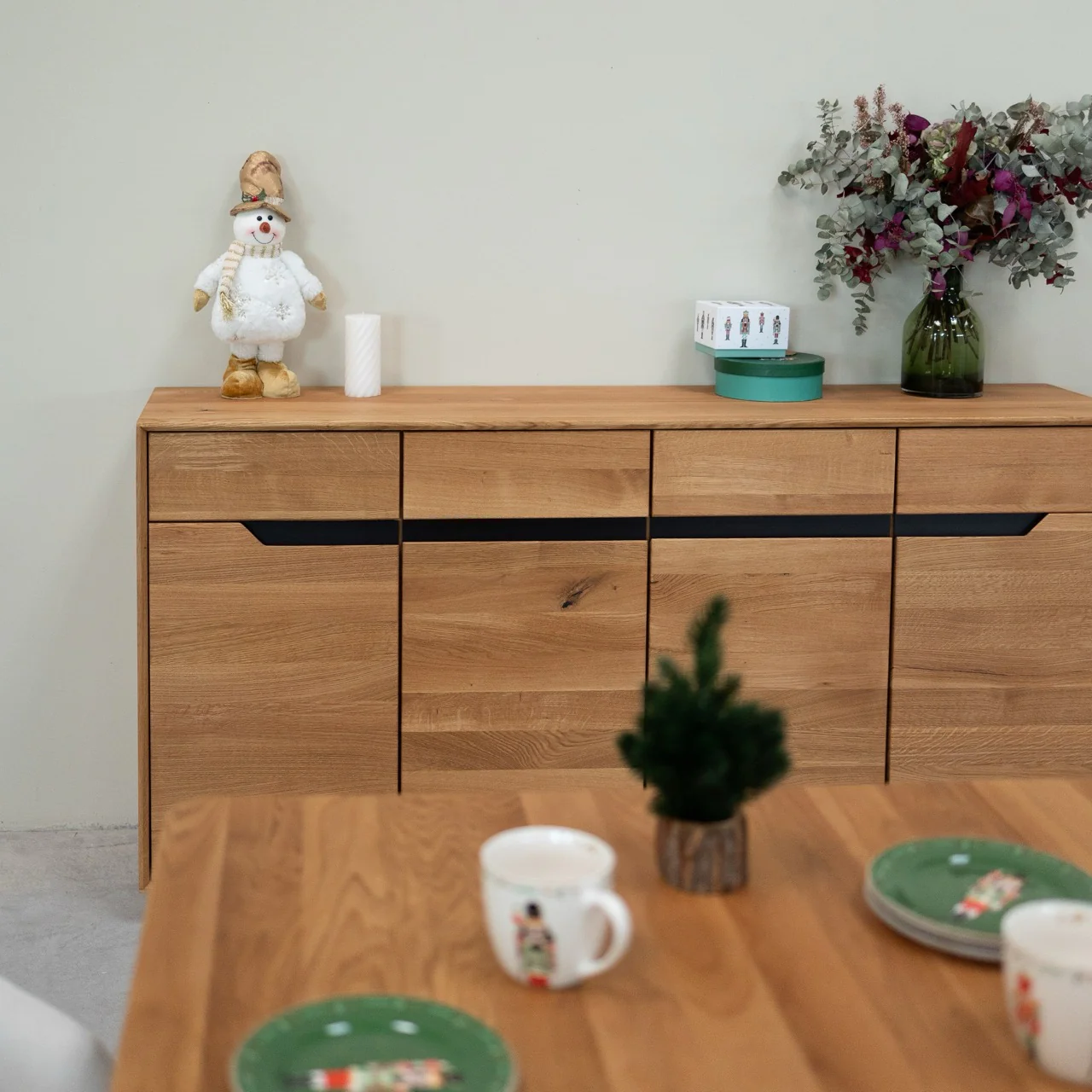 Aparador de madera maciza roble Bremen | NordicStory - Image 6