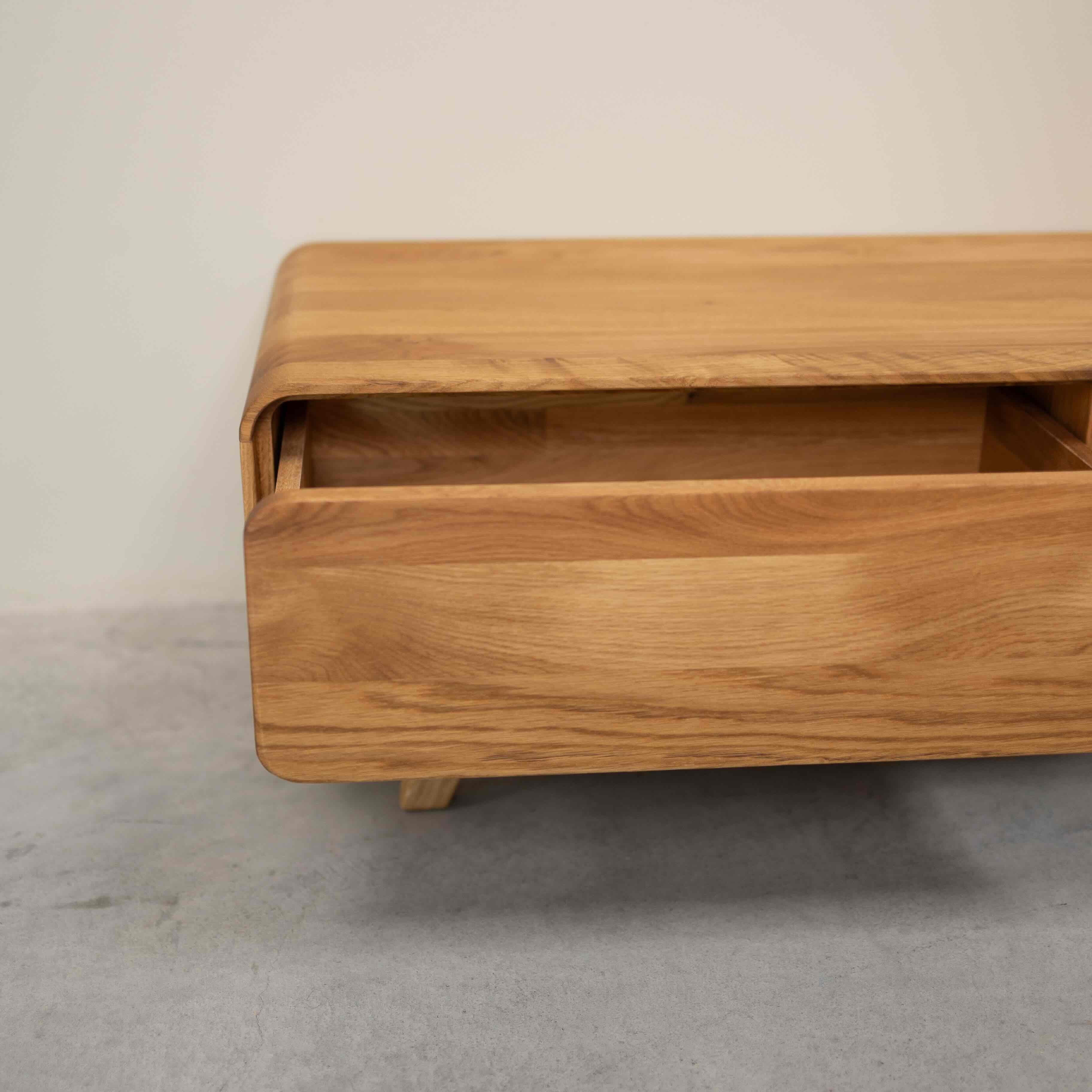 Mueble de TV de madera maciza roble Geneva | NordicStory - Image 4