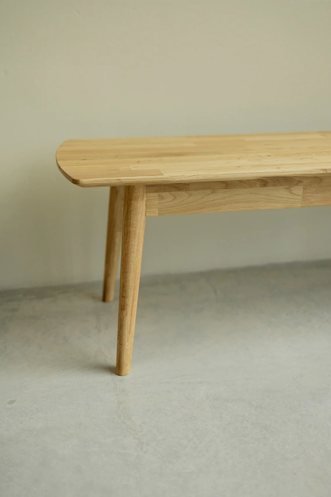 Banco de madera maciza de roble Escandi | NordicStory - Image 4
