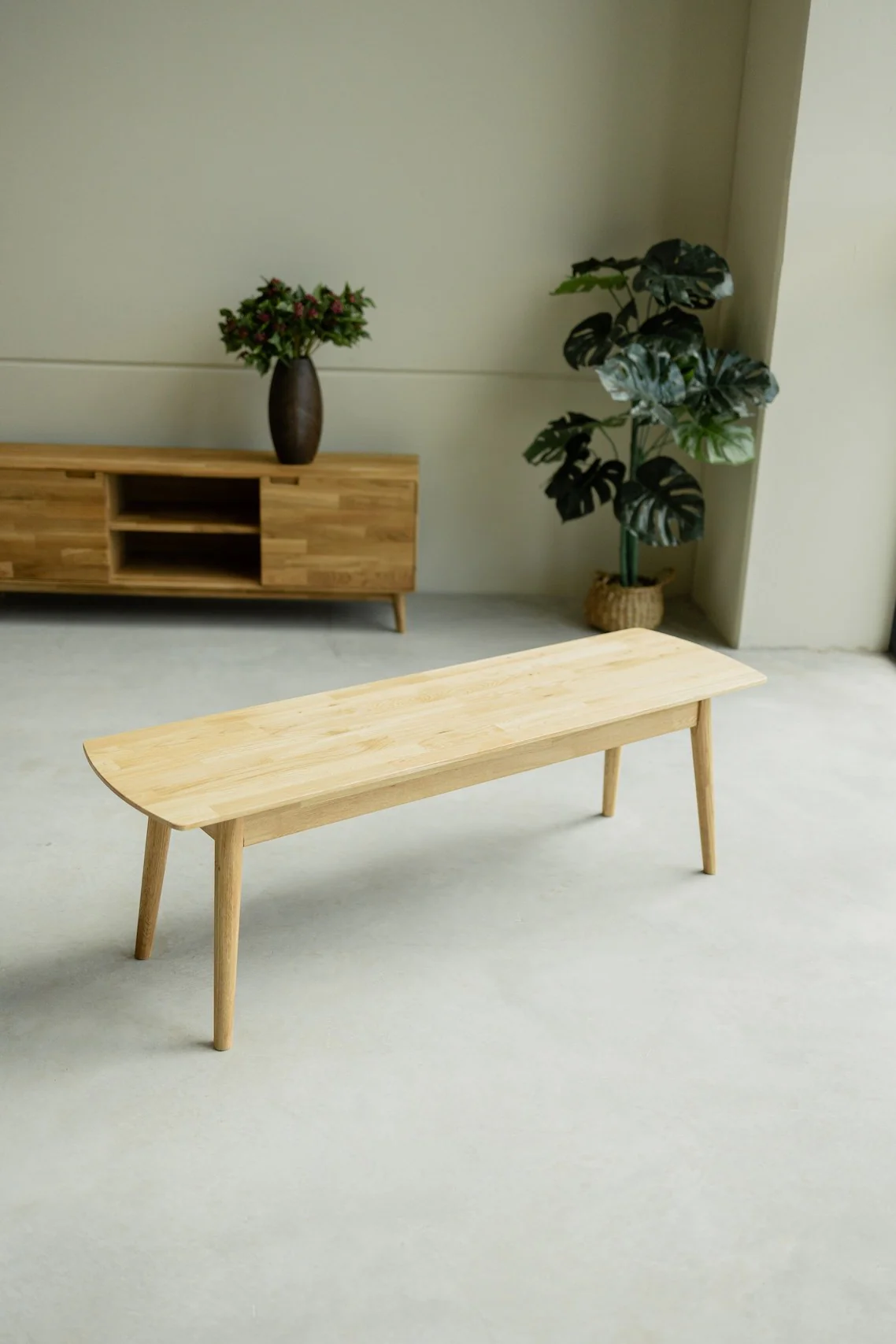 Banco de madera maciza de roble Escandi | NordicStory - Image 6